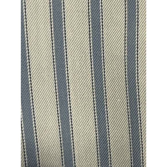 Tincati Milano Striped Dress Shirt •L• Premium Cotton Italy Blue Button Down - Picture 5 of 12